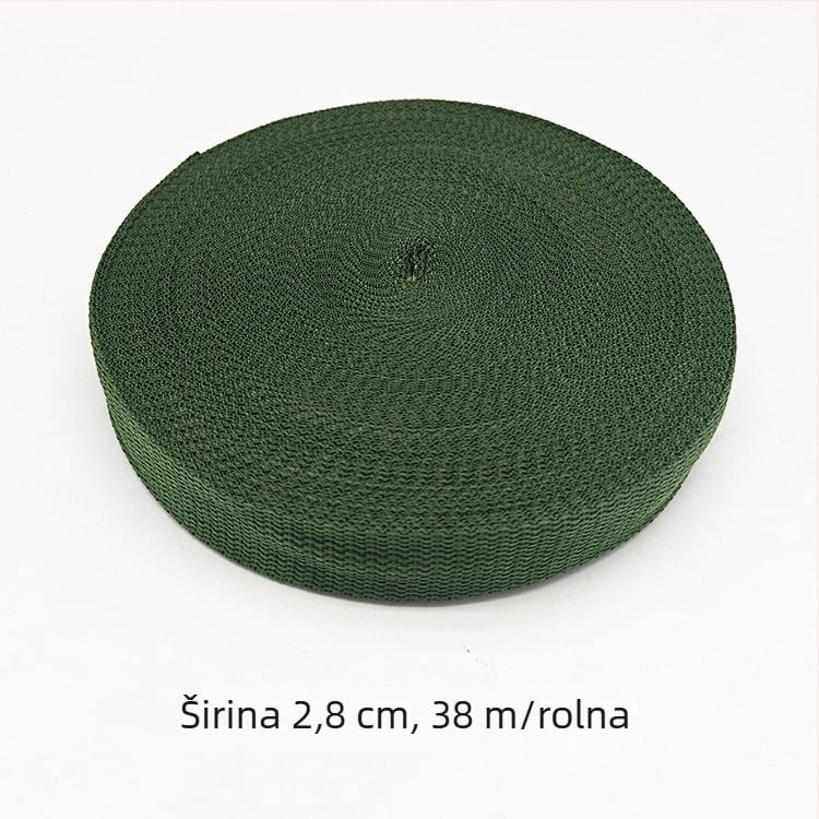 Polipropilenska traka za vezanje, duljina 30 m, širina 20 mm, nosivost 50 kg, čvrstoća kidanja 55 kg