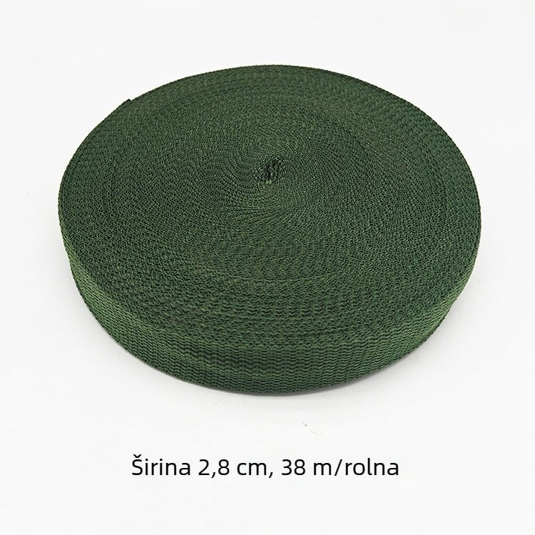 Polipropilenska traka za vezanje, duljina 30 m, širina 20 mm, nosivost 50 kg, čvrstoća kidanja 55 kg