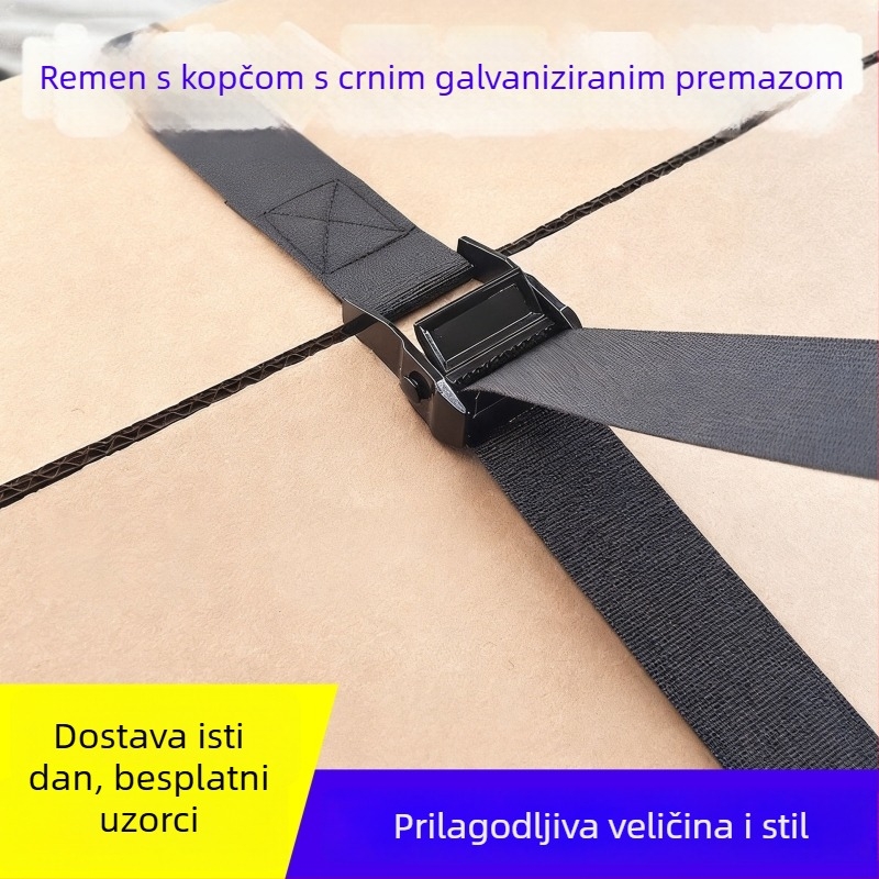 Pojas s kopčom od cinkove legure, najlonsko-poliesterskom trakom, auto učvršivanje i vanjski kaiševi, podesivi