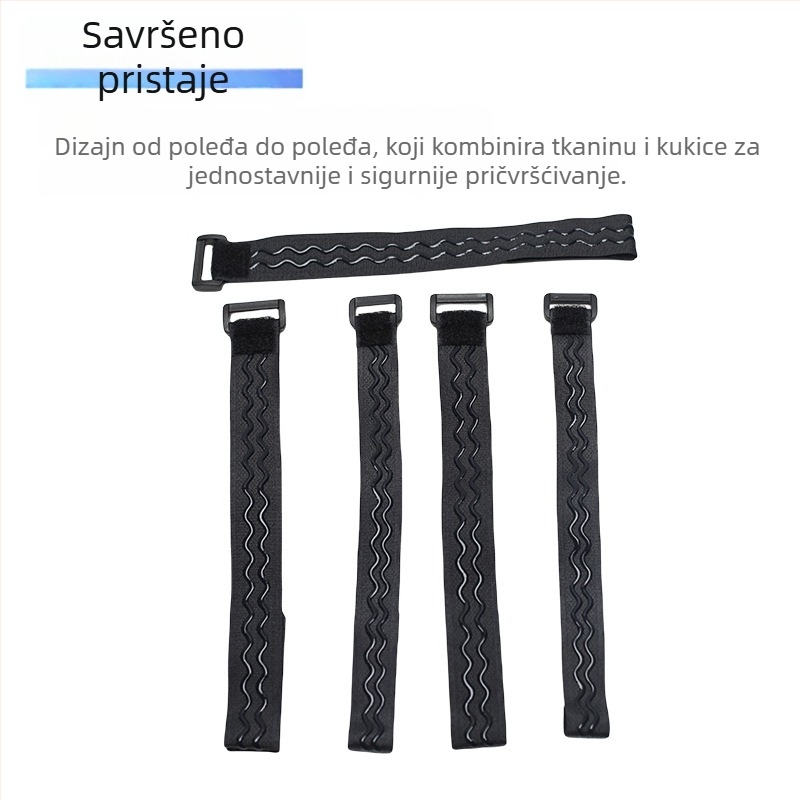 Velcro trake za vezivanje - Najlon, Smjesa najlona i poliestera, Teške, Obrnuta kopča, Uređivanje kablova, Za odjeću