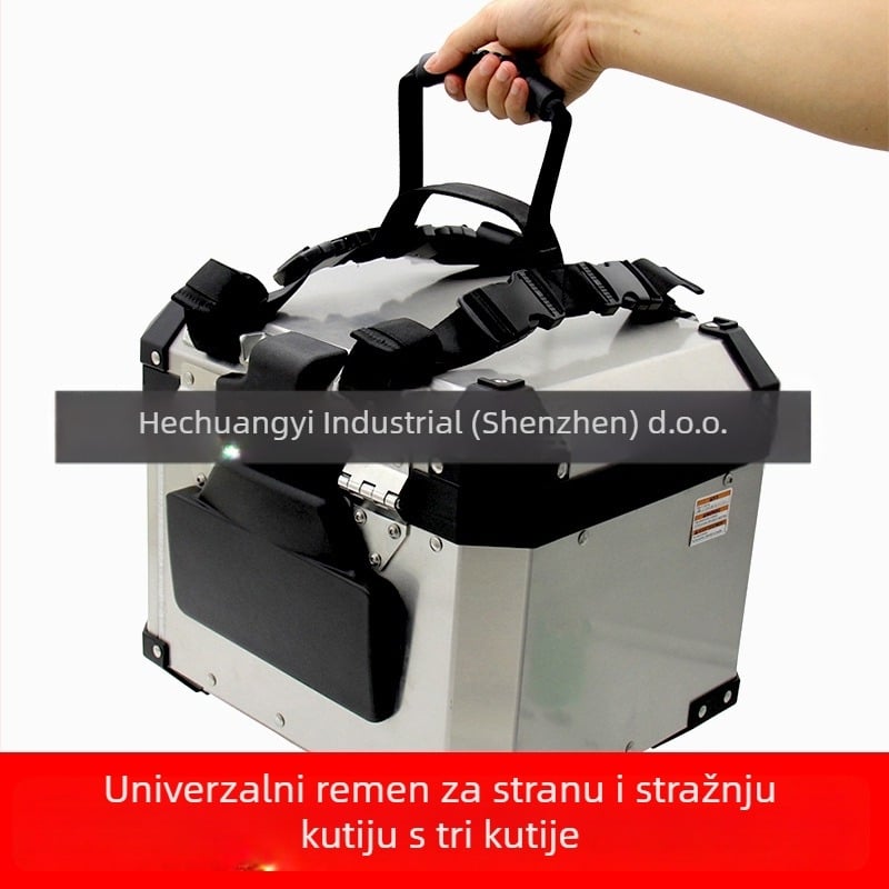 Vezna traka za prtljagu i pakiranje – smjesa najlona i poliestera s Velcro zatvaračem, za pojaseve i industrijsku upotrebu. Marka: Create one hundred million