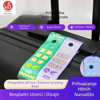 Dekoracije za prtljagu s metalnim bravama, poliester, putni dodatak, ljeto 2025
