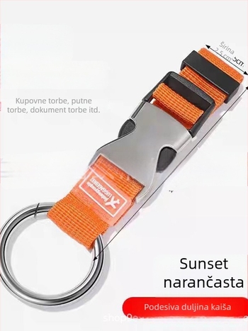 Dodatak za torbe: najlonski remen za prtljagu i ruksak, Yunqiang, ultralak, otporan na habanje, lako se skladišti