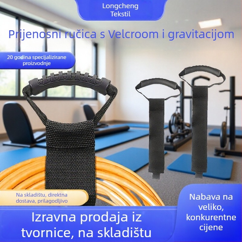 Težinski remen za nošenje — s Velcro zatvaračem, 50% najlon + 50% poliester, najlon Velcro, za zaštitnu opremu, pakete, torbe i skladištenje kablova | Brand Longcheng