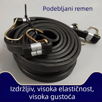 Butyl kaučuk vezica s dvostrukim kukama, dužine 1 m, za kućišta električnih vozila, motocikle i bicikle