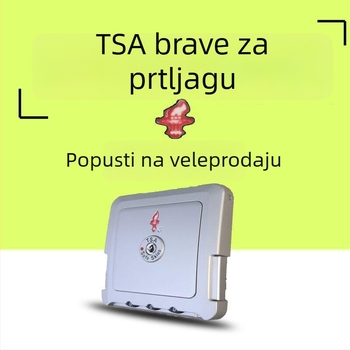 ABS brava za prtljagu s lozinkom, TSA odobreno, zaštita od krađe