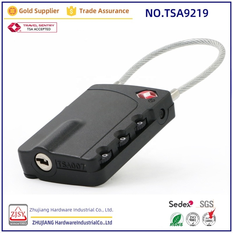 Pearl River Hardware 9219 TSA odobreni sigurnosni zaključavanje prtljage s kodnim zaključavanjem i ugrađenim držačem za identifikacijsku karticu