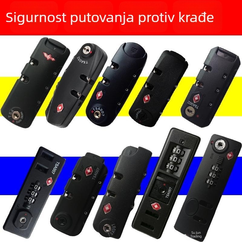 Brava za prtljagu s lozinkom i TSA odobrenjem, za zatvarač – model SA007/TSA002