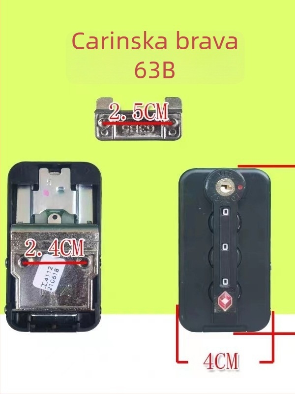 Brava za prtljagu s lozinkom TSA13066 – ABS materijal, dodatak za torbe, model TSA13066