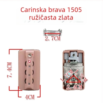 TSA007 brava za kofer s kombinacijom, ABS materijal, za popravak kofera