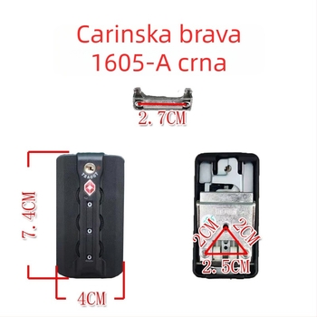 TSA007 brava za kofer s kombinacijom, ABS materijal, za popravak kofera