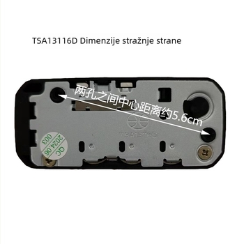 TSA13116D sigurnosna brava za prtljagu s lozinkom - ABS materijal, TSA odobren, za kofer