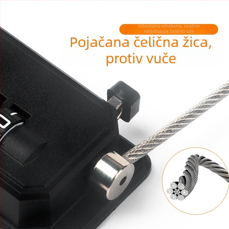 Brava s lozinkom bez bušenja – protiv krađe, zaključavanje za ladice i ormariće, sigurnost djece, model Hr refrigerator lock 258, za hladnjak i prozor