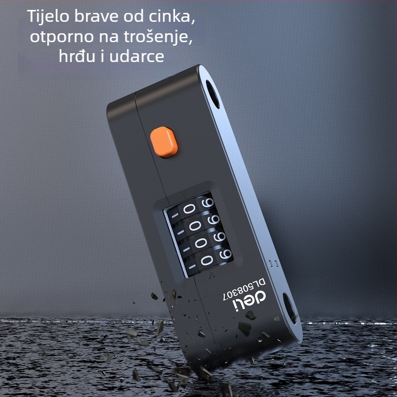 U-oblik zatvarač za staklena vrata s bakrenim cilindrom, model DL508308 307, za kuću i trgovinu, udaljenost šipke zaključavanja 205–345 mm, moderan dizajn