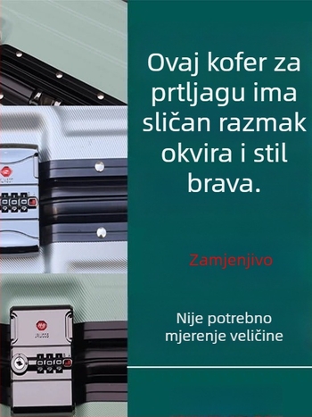 Pribor za kofer s kodom – ABS materijal, zaštita od krađe, proljeće 2024, univerzalni dodatak za torbe