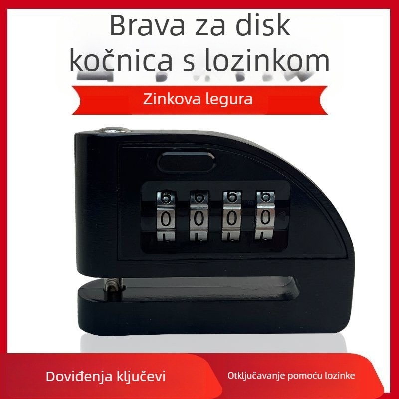 Zaključavanje disk kočnice s lozinkom – YH3565, aluminijska legura, Youheng, protiv krađe