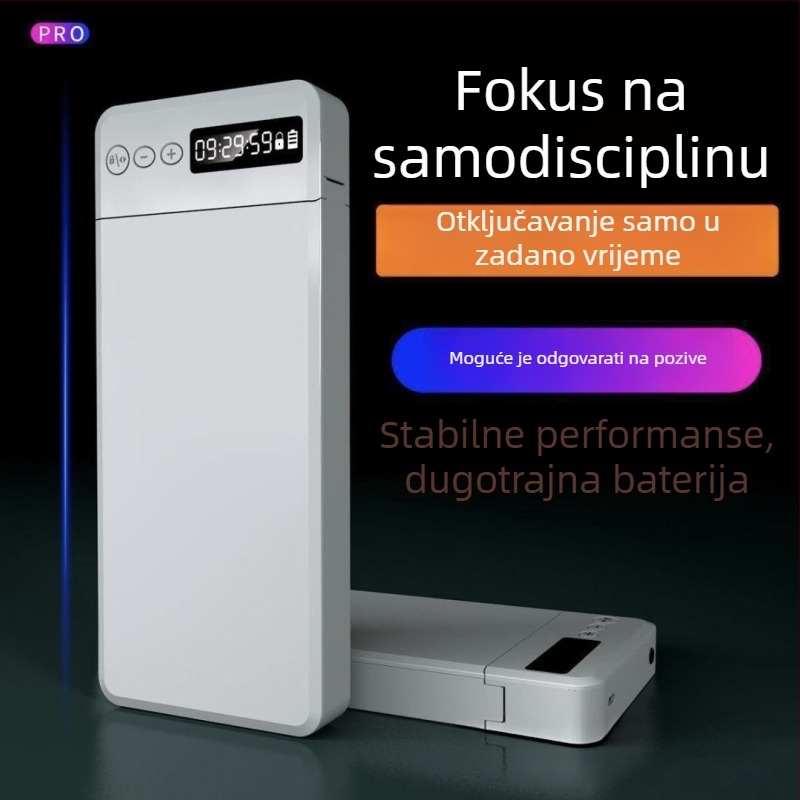 Pametni zaključavanje telefona s pametnim tajmerom za samodisciplinu – alat protiv ovisnosti za studente, upravljanje vremenom za pripremu ispita, zaključavanje lozinkom