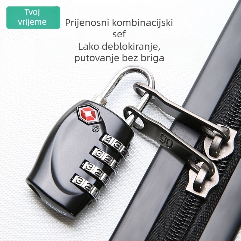 TSA brava za prtljagu s kodom – zaštita od krađe, tijelo od cinkove legure/ABS, TSA330/TSA338