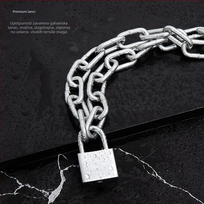 MAIJIAN ZLY lančani katanc, cinkova legura, prilagodljiv, moderni minimalistički stil