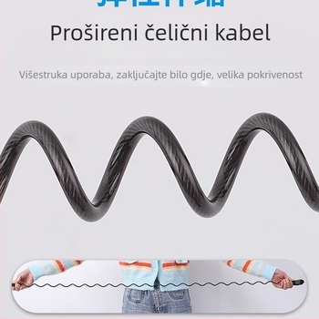 Numerički kombinacijski lokot za bicikl, marka The First Force