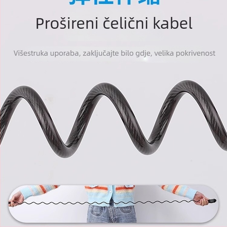Numerički kombinacijski lokot za bicikl, marka The First Force