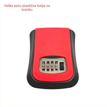 Crowd Shield mehanička kutija za lozinke, metalno-plastični materijal, model 2, moderni minimalistički stil