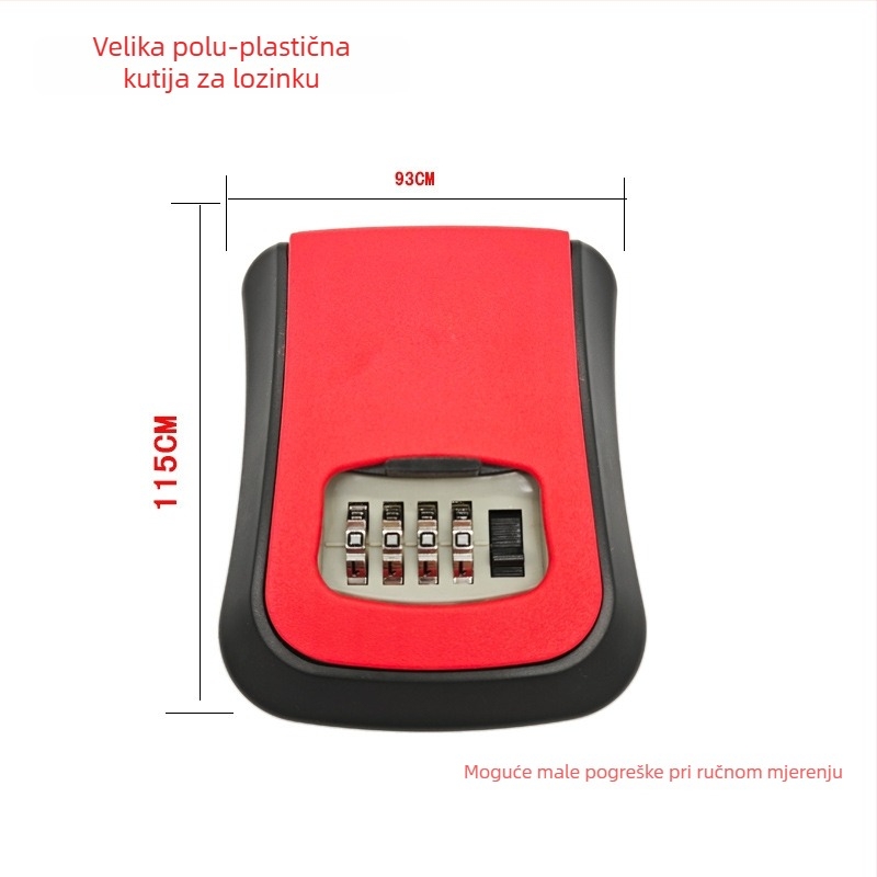 Crowd Shield mehanička kutija za lozinke, metalno-plastični materijal, model 2, moderni minimalistički stil