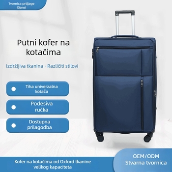 Putni kofer od Oxford tkanine, velikog kapaciteta, unisex, 360° kotači, zaključavanje koda