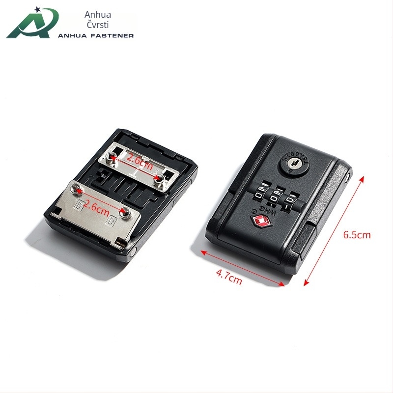 Katanac za prtljagu s lozinkom – carinski katanac za kovčege, plastični