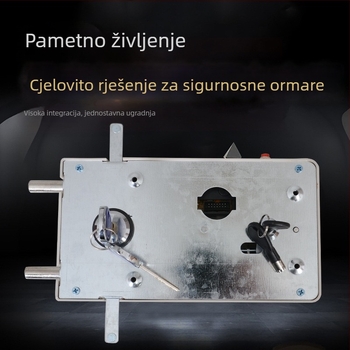 Metalni ormarić za povjerljive dokumente s biometrijskim otiskom prsta i elektroničkim zaključavanjem — komplet mehanizam za pokretanje