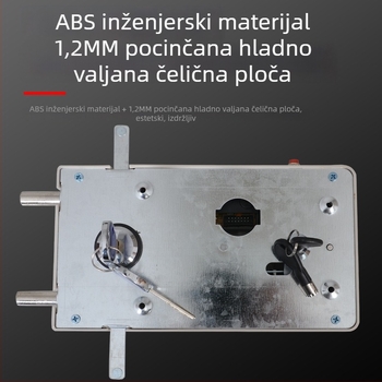Metalni ormarić za povjerljive dokumente s biometrijskim otiskom prsta i elektroničkim zaključavanjem — komplet mehanizam za pokretanje