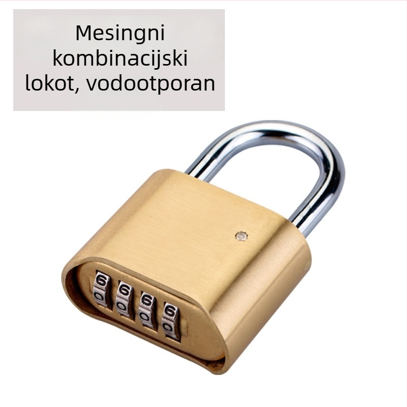 Mehanički brava od mesinga za vrata, skladišta i kombi vrata – Model F28 SHORT BEAM; debljina zaključnog šipka 7 mm; razmak šipki 26 mm