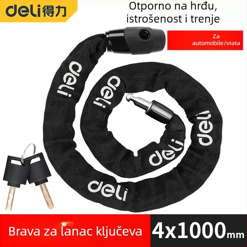 Deli sigurnosna brava visoke čvrstoće, cinkova legura, model 1, stil New chinoiserie