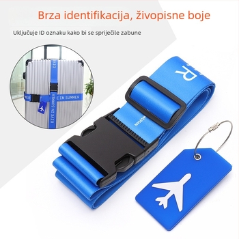Remeni za prtljagu s križnim dizajnom i zaključavanjem na lozinku za sigurniju prtljagu