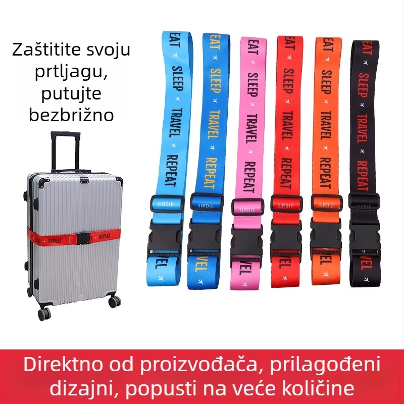 Remeni za prtljagu s križnim dizajnom i zaključavanjem na lozinku za sigurniju prtljagu