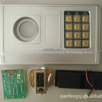 20ED Elektronički zasun za sef — knob-type s digitalnim kodom, ABS plast, za sefove, ormariće za dokumente i hotelske sefove; debljina zaključnog štapa 20 mm, rastojanje štapova 20 mm