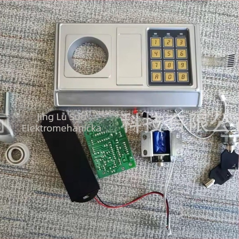20ED Elektronički zasun za sef — knob-type s digitalnim kodom, ABS plast, za sefove, ormariće za dokumente i hotelske sefove; debljina zaključnog štapa 20 mm, rastojanje štapova 20 mm