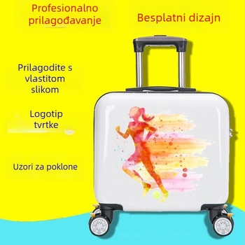 Set od tri tvrda kofera za putovanje s kodnim zaključavanjem, ABS+PC, kapacitet 36-55 L, univerzalni kotači, proširiv, vodootporan, mogućnost otiska loga, prugasti uzorak