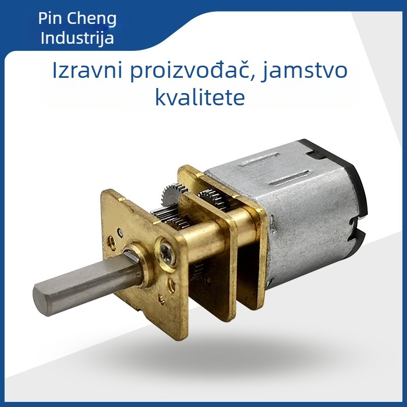 DC motor s četkama, model 12-N10; 3–6 V; 59–61 rpm; 0,042–0,047 Nm
