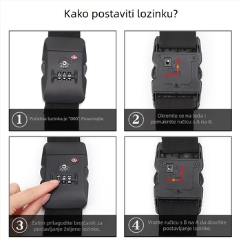 Kaiš za prtljagu 456-6 (Model 456-6; Poliester; Proljeće 2023)