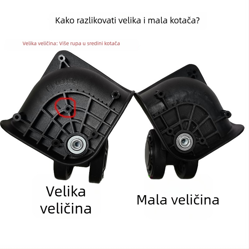 HL-030-1D Univerzalni kotač za prtljagu — plastični, dodaci za prtljagu, proljeće 2023