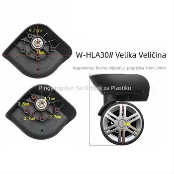 Kotač za kofer od ABS – tiho, otporan na habanje, univerzalni zamjenski kotač