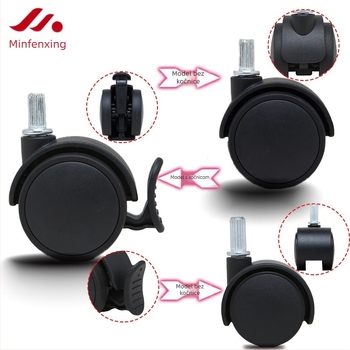 Kotači za stolicu - univerzalni plastični kotači za uredske i izvršne stolice (Materijal: plastika; Kompatibilnost: univerzalna; Namjena: uredske/izvršne stolice)