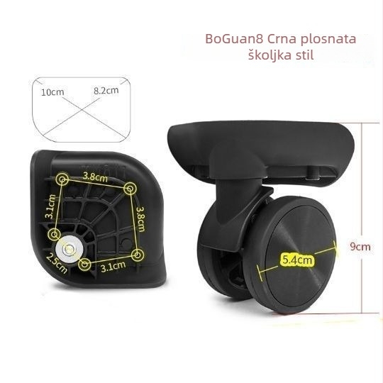 Kotač za kofer – univerzalni kotač za prtljagu, plastika, serija po narudžbi, jesen 2023