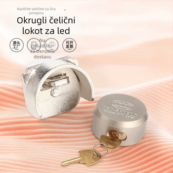 Katanac s skrivenim dizajnom; Model 73#; Materijal: 45# čelik; Marka: Three Shields; Primjena: vanjska vrata, vrata kontejnera i skladišna vrata; Moderan minimalistički stil