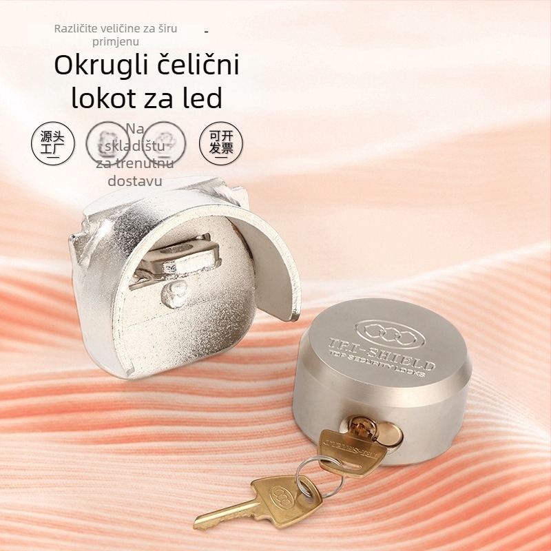 Katanac s skrivenim dizajnom; Model 73#; Materijal: 45# čelik; Marka: Three Shields; Primjena: vanjska vrata, vrata kontejnera i skladišna vrata; Moderan minimalistički stil