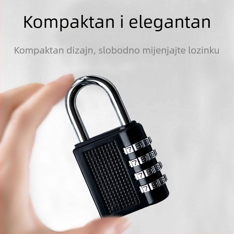 Mehanički brav s lozinkom za ormariće, domove, teretane i kufere — moderni minimalistički stil, otključavanje lozinkom, pogodan za dvorišna vrata