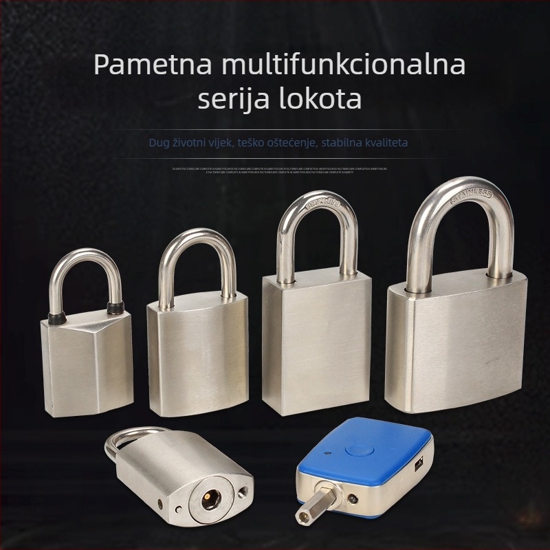 Pasivna brava od nehrđajućeg čelika za elektrane, industrijsku infrastrukturu i kutije za brojila; Bluetooth brava s grupnim upravljanjem; vodootporna
