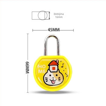 Brava s kodom Jin Yi ABS – Mini putni katanc, 24 g, ispis logotipa dostupan, prilagodba, pogodna za putne torbe, kufere, kozmetičke torbe i uredske potrepštine