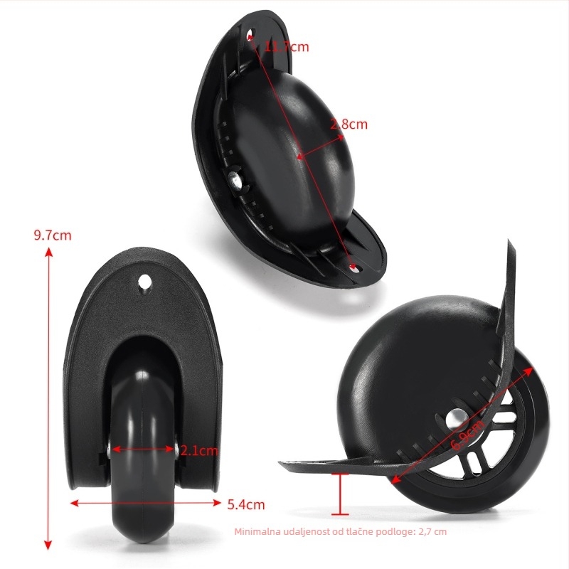 Usmjeravajući kotačić za kovčeg – dodaci za prtljagu, kotačić